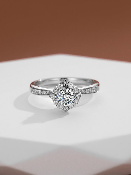 Factory-Direct Lab-Grown Diamond Engagement Ring for Women