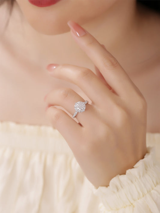 Factory-Direct Lab-Grown Diamond Engagement Ring for Women