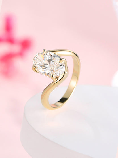Factory-Direct Lab-Grown Diamond Engagement Ring for Women