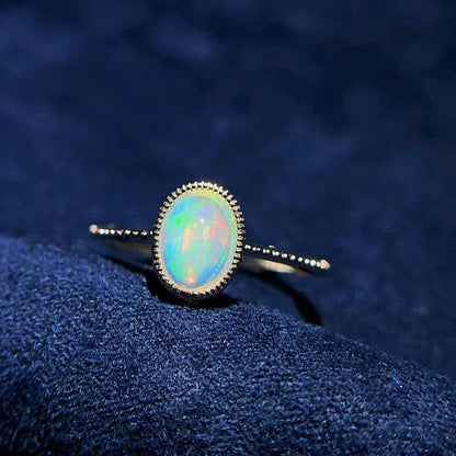 Bague Opale Naturelle Argent 925