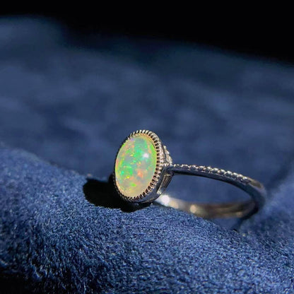 Bague Opale Naturelle Argent 925