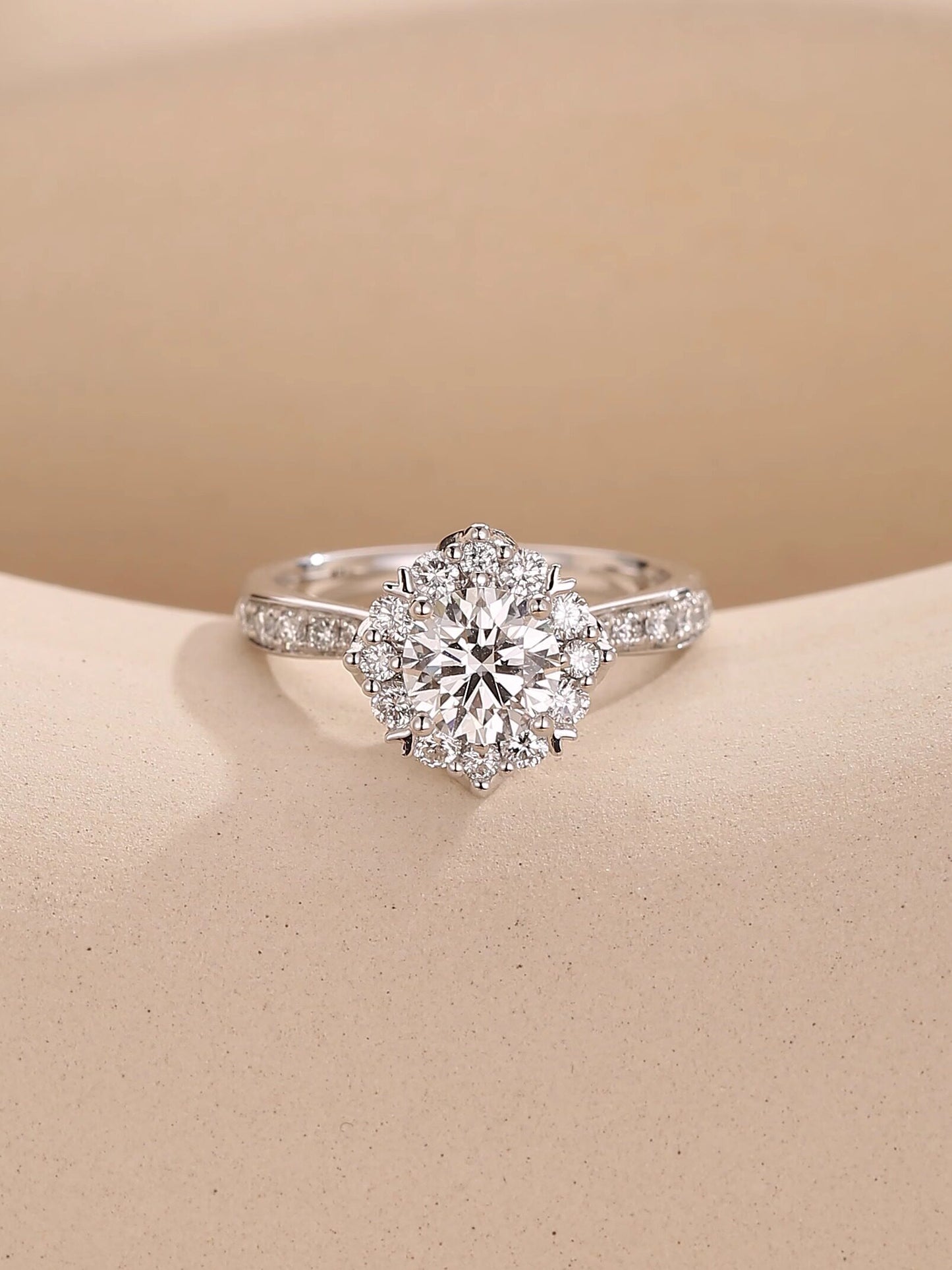 Factory-Direct Lab-Grown Diamond Engagement Ring for Women