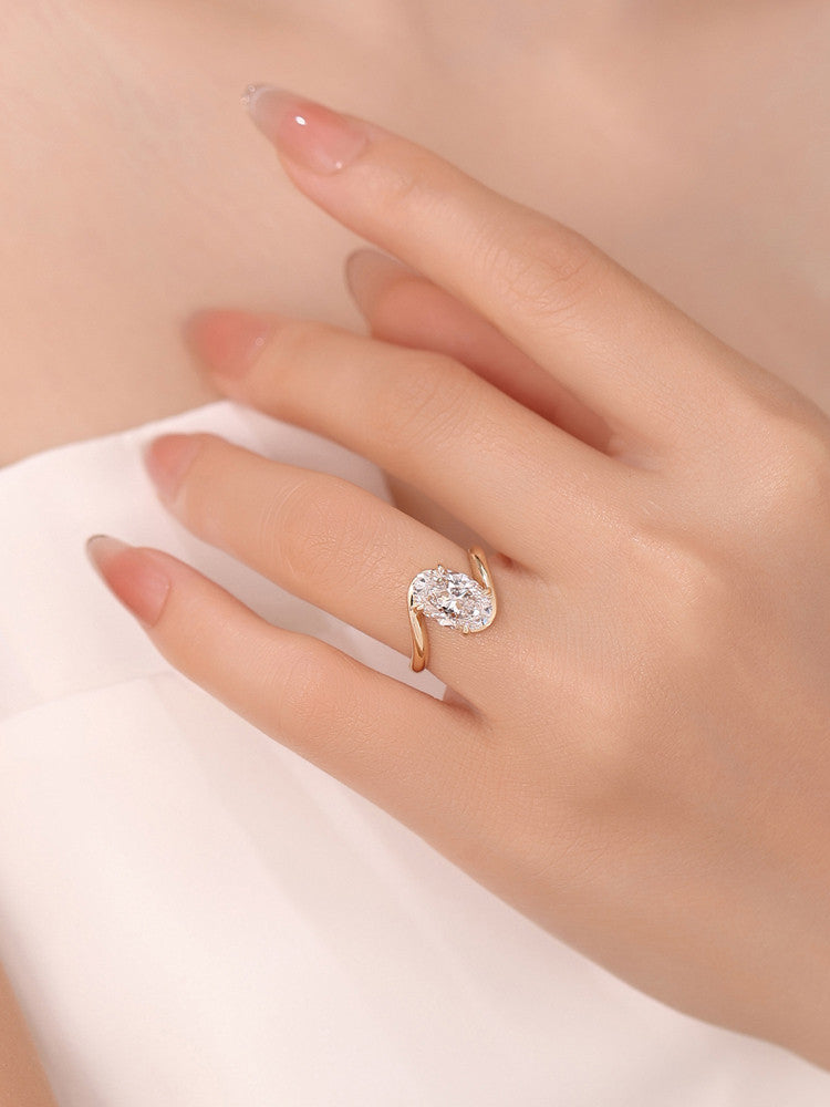 Factory-Direct Lab-Grown Diamond Engagement Ring for Women