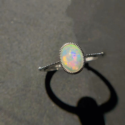 Bague Opale Naturelle Argent 925