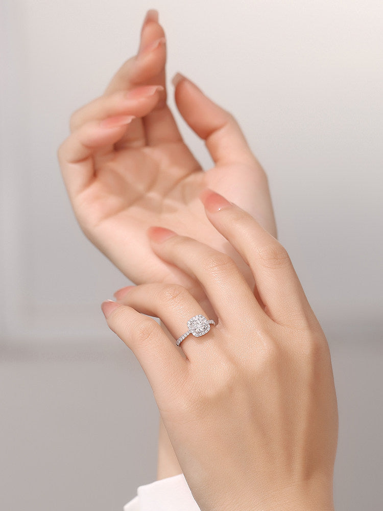 Factory-Direct Lab-Grown Diamond Engagement Ring for Women