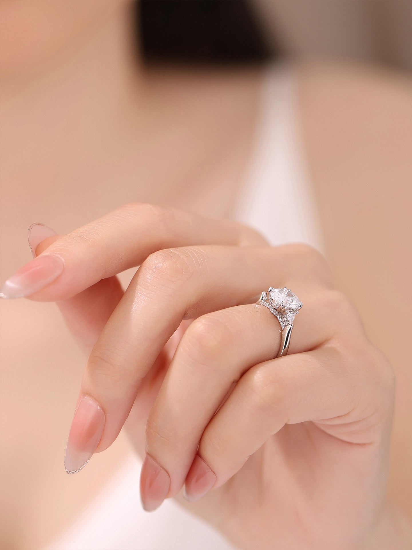 Factory-Direct Lab-Grown Diamond Engagement Ring for Women
