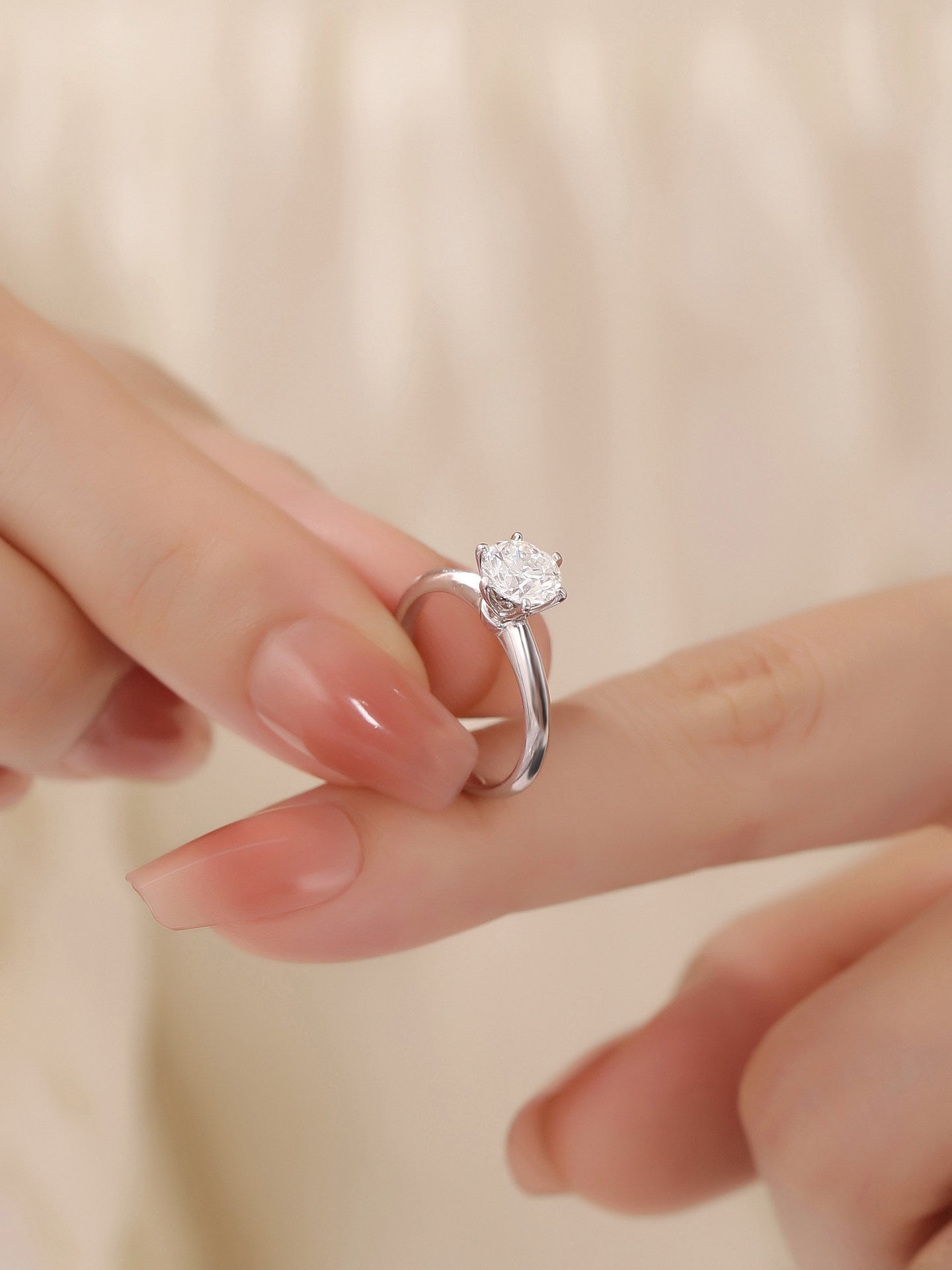 Factory-Direct Lab-Grown Diamond Engagement Ring for Women