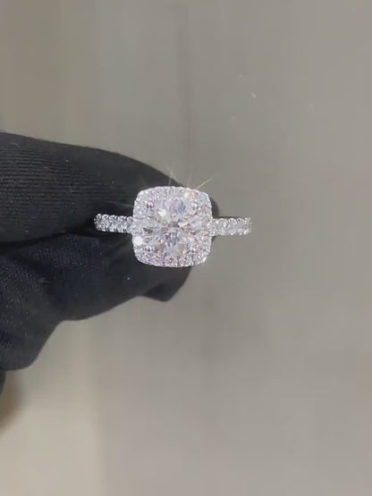 Factory-Direct Lab-Grown Diamond Engagement Ring for Women