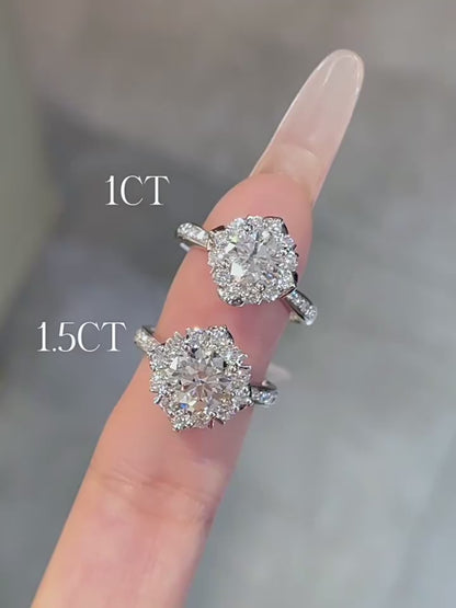 Factory-Direct Lab-Grown Diamond Engagement Ring for Women