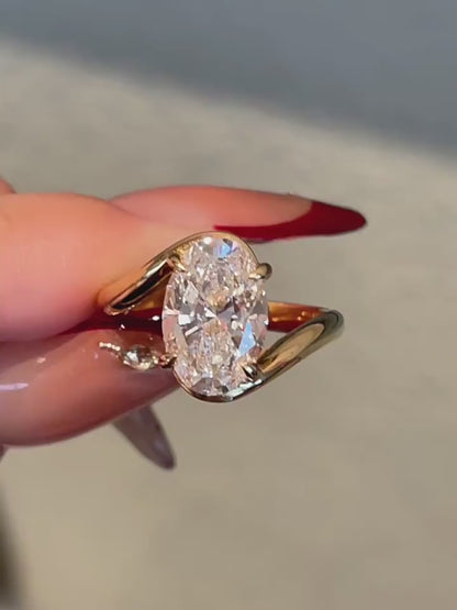 Factory-Direct Lab-Grown Diamond Engagement Ring for Women