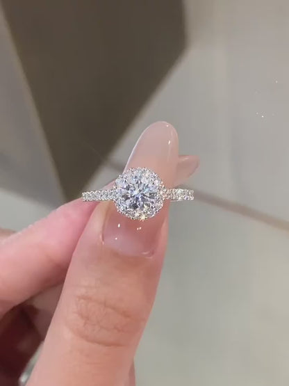 Factory-Direct Lab-Grown Diamond Engagement Ring for Women