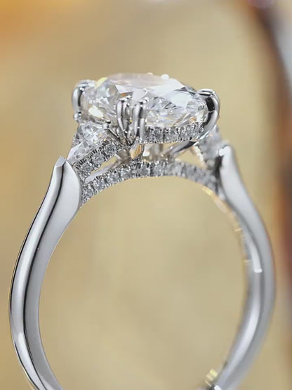 Factory-Direct Lab-Grown Diamond Engagement Ring for Women