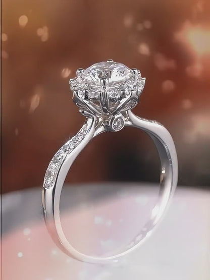 Factory-Direct Lab-Grown Diamond Engagement Ring for Women